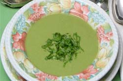 sopa de alface